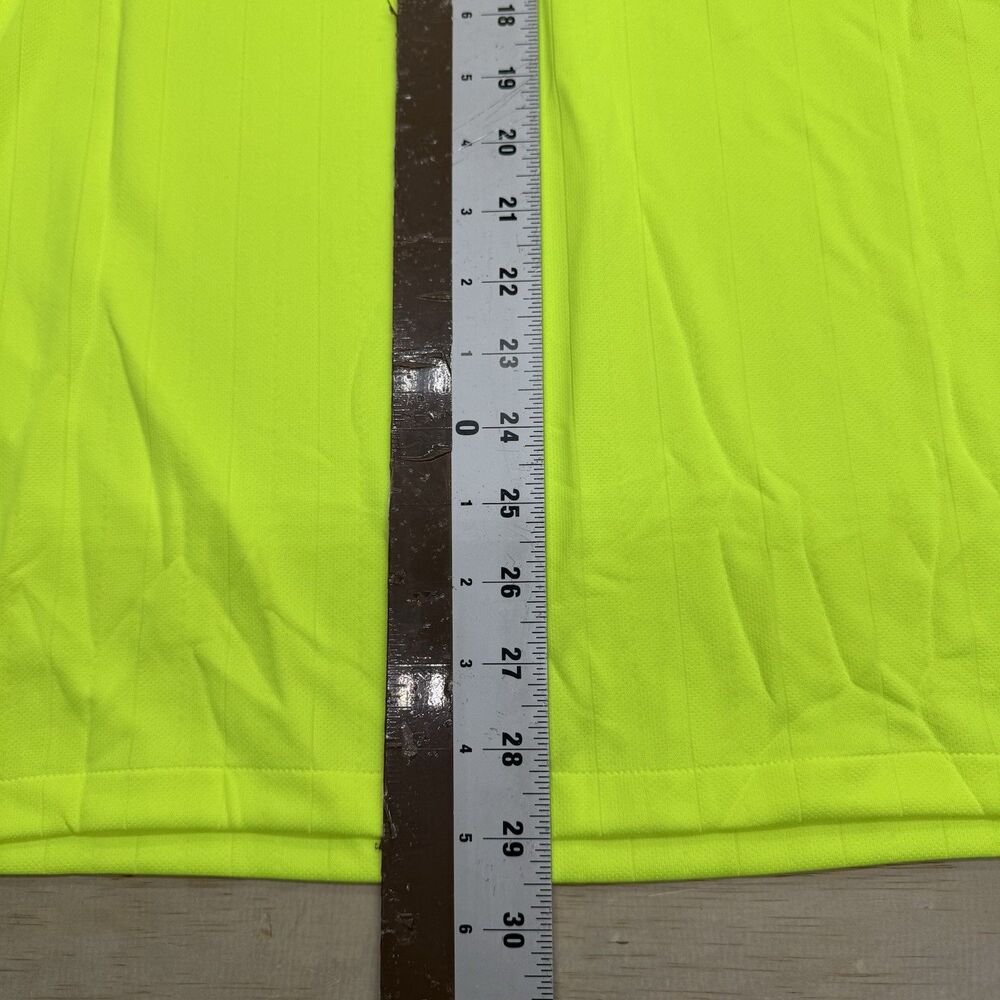 NEW Nike Dri-FIT Soccer Referee Jersey Shirt SLIM Fit Volt LG Mens DH8027-702 - Picture 13 of 14